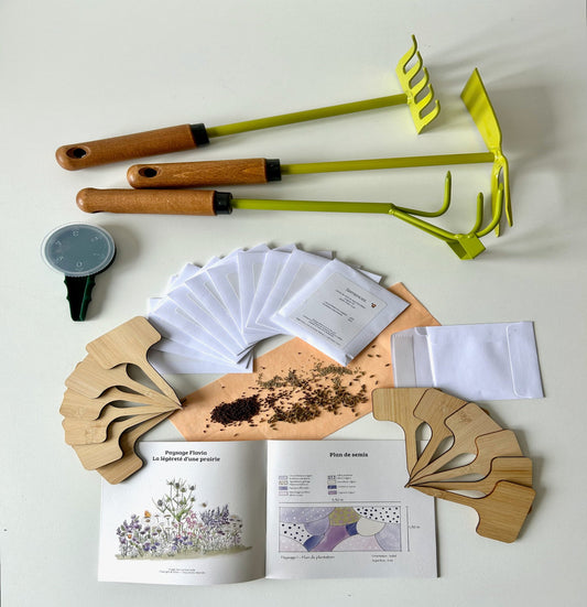 Coffret Flavia paysage avec outils